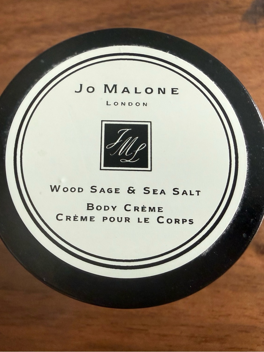 Jo Malone EMPTY Wood Sage & Sea Salt Body Crème mini jar